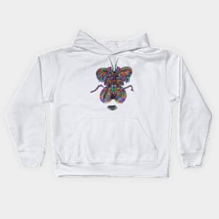 Butterfly with man Kids Hoodie